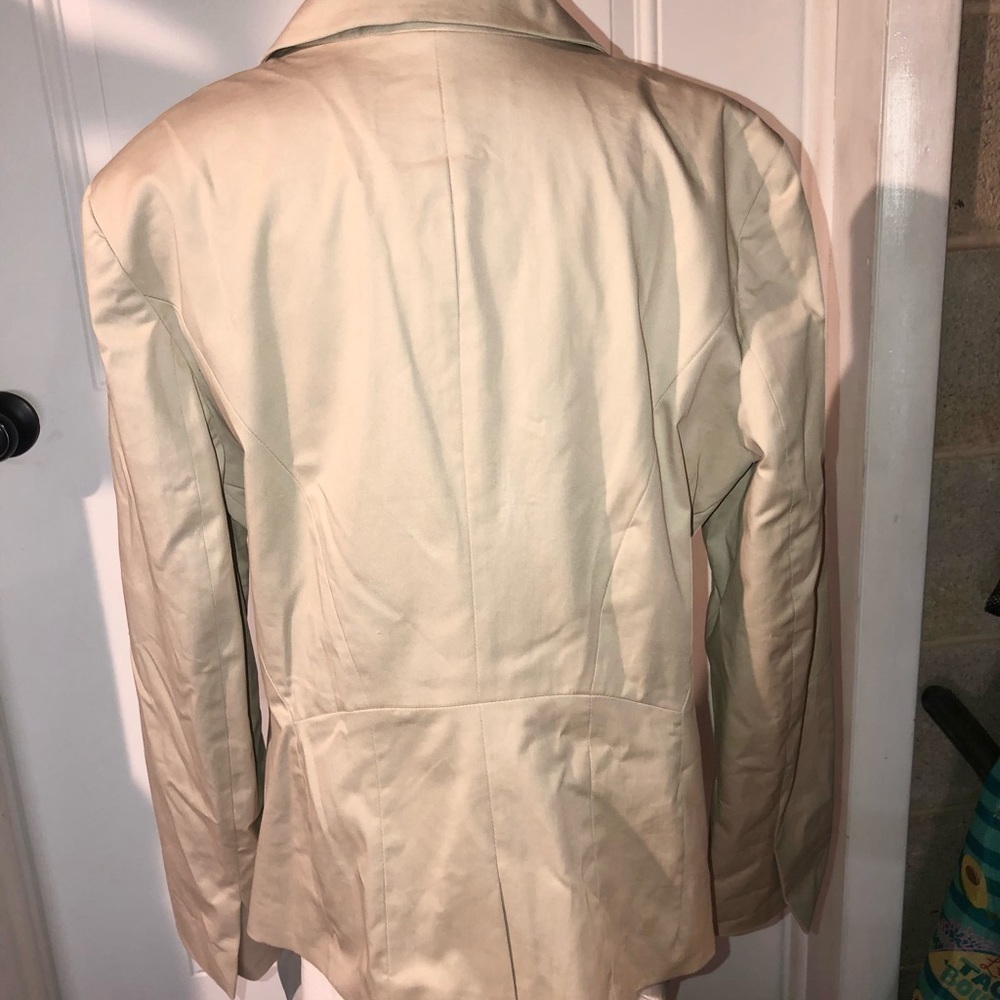 NWT NY&Co. Khaki Blazer Size 14 - Picture 9 of 14